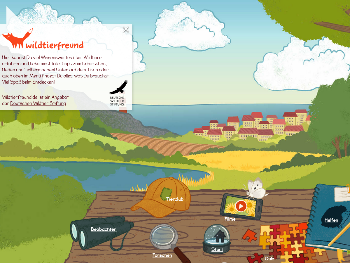 Screenshot Wildtierfreund