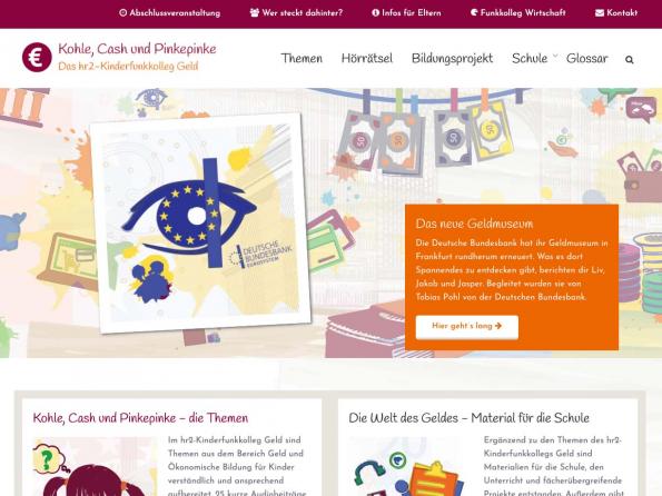 Screenshot hr2-Kinderfunkkolleg Geld