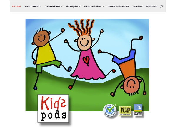 Bildschirmfoto Kidspods