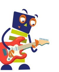 Starky spielt Gitarre