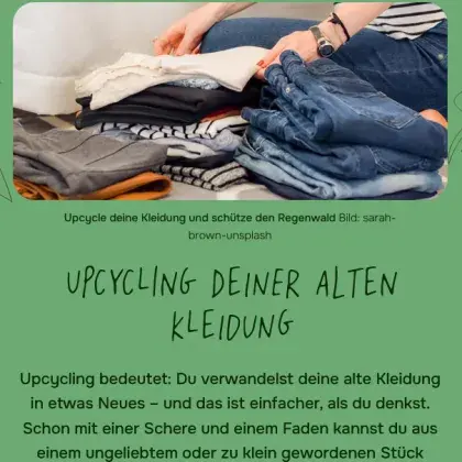 Man sieht eine Übersicht zu dem Artikel und verschiedene Jeans-Hosen.