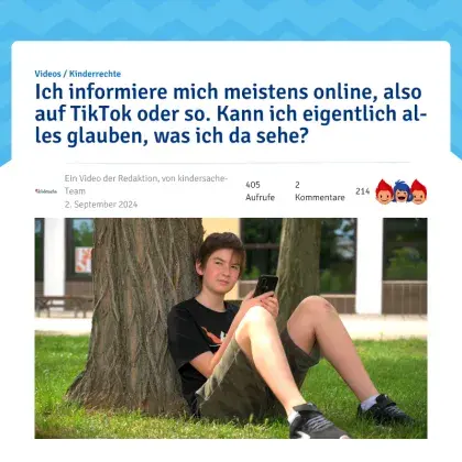 Screenshot Artikel