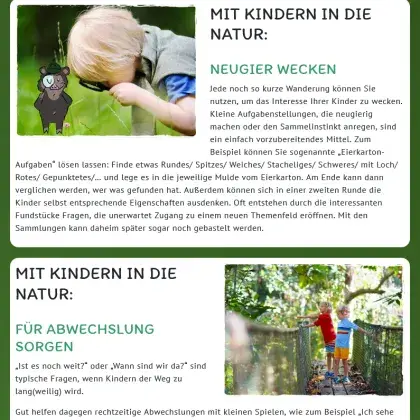 Man sieht eine Übersicht der Seite.