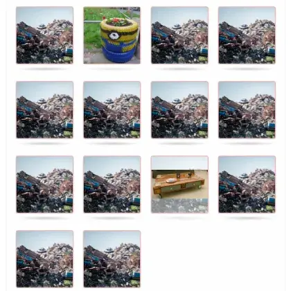 Man sieht Memory-Karten.