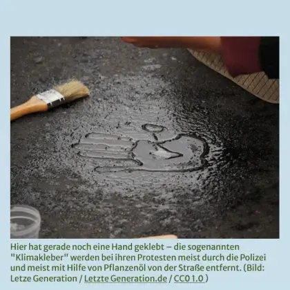 Man sieht einen Handabdruck.