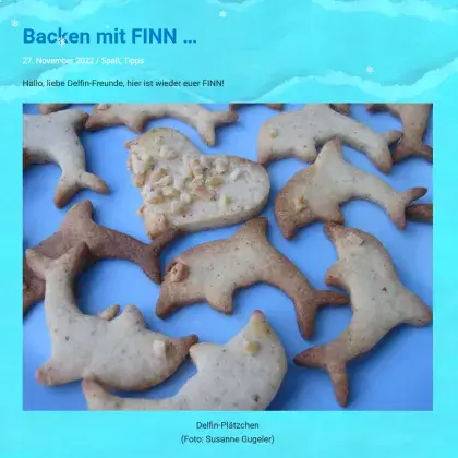 Delfin-Plätzchen