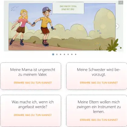 Screenshot Artikel und Illustration