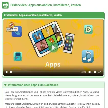 Erklärvideo: Apps auswählen, installieren, kaufen