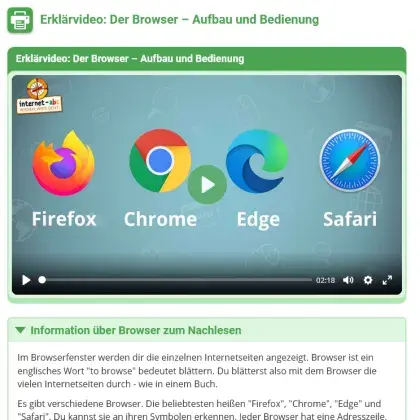 Erklärvideo: Der Browser