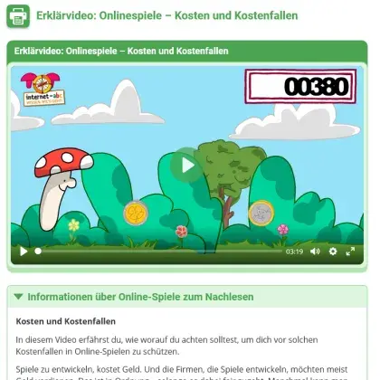 Erklärvideo: Online-Spiele