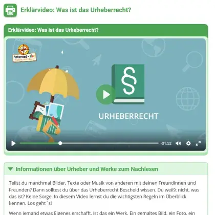 Erklärvideo: Was ist das Urheberrecht?