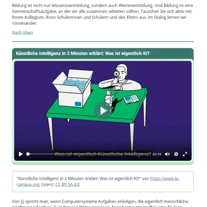 Praxishilfe: Künstliche Intelligenz im Unterricht