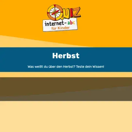 Quiz: Herbst