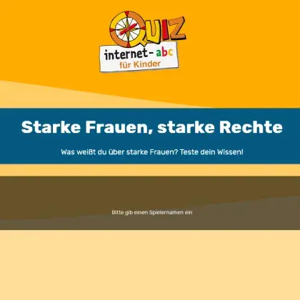 Quiz: Starke Frauen, starke Rechte