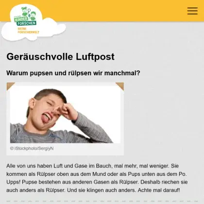 Man sieht eine Übersicht der Seite.