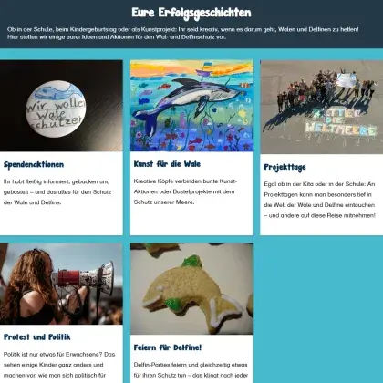 Man sieht eine Übersicht zu verschiedenen Artikeln.