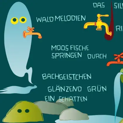 Collage aus verschiedenen Illustrationen