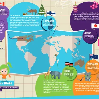 Screenshot Weltkarte