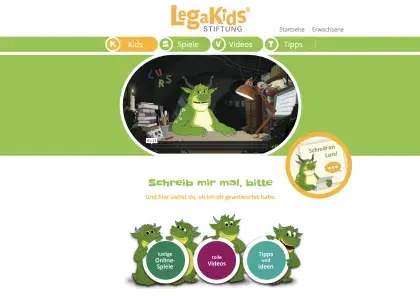 Bildschirmfoto LegaKids
