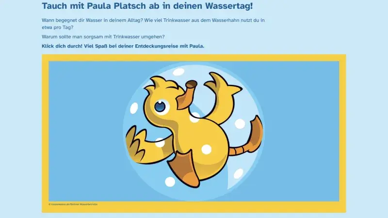 Klassewasser Paula Platsch