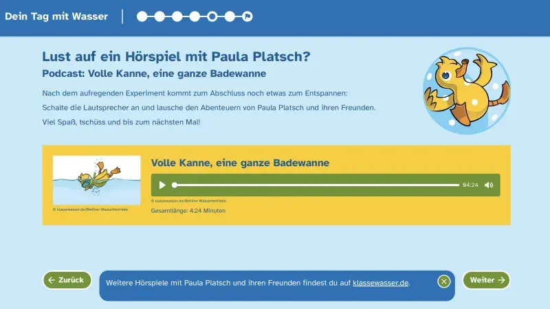 Klassewasser Hörspiel